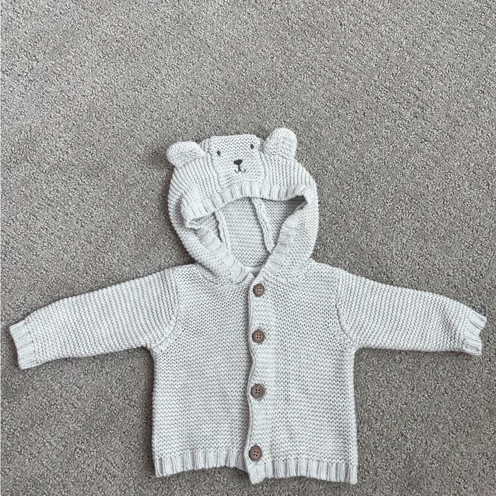 Carter’s knit sweater with hood